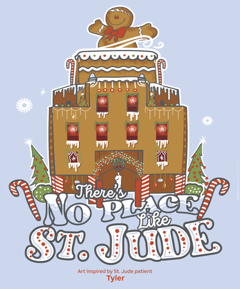 Primary image St. Jude Gingerbread Joy Tee – Youth & Toddler